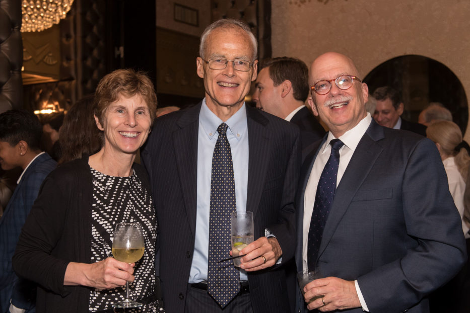 Honoree Jim Arden, his wife Marti, and Steven M. Bierman, co-head of Sidley Austin’s New York litigation department